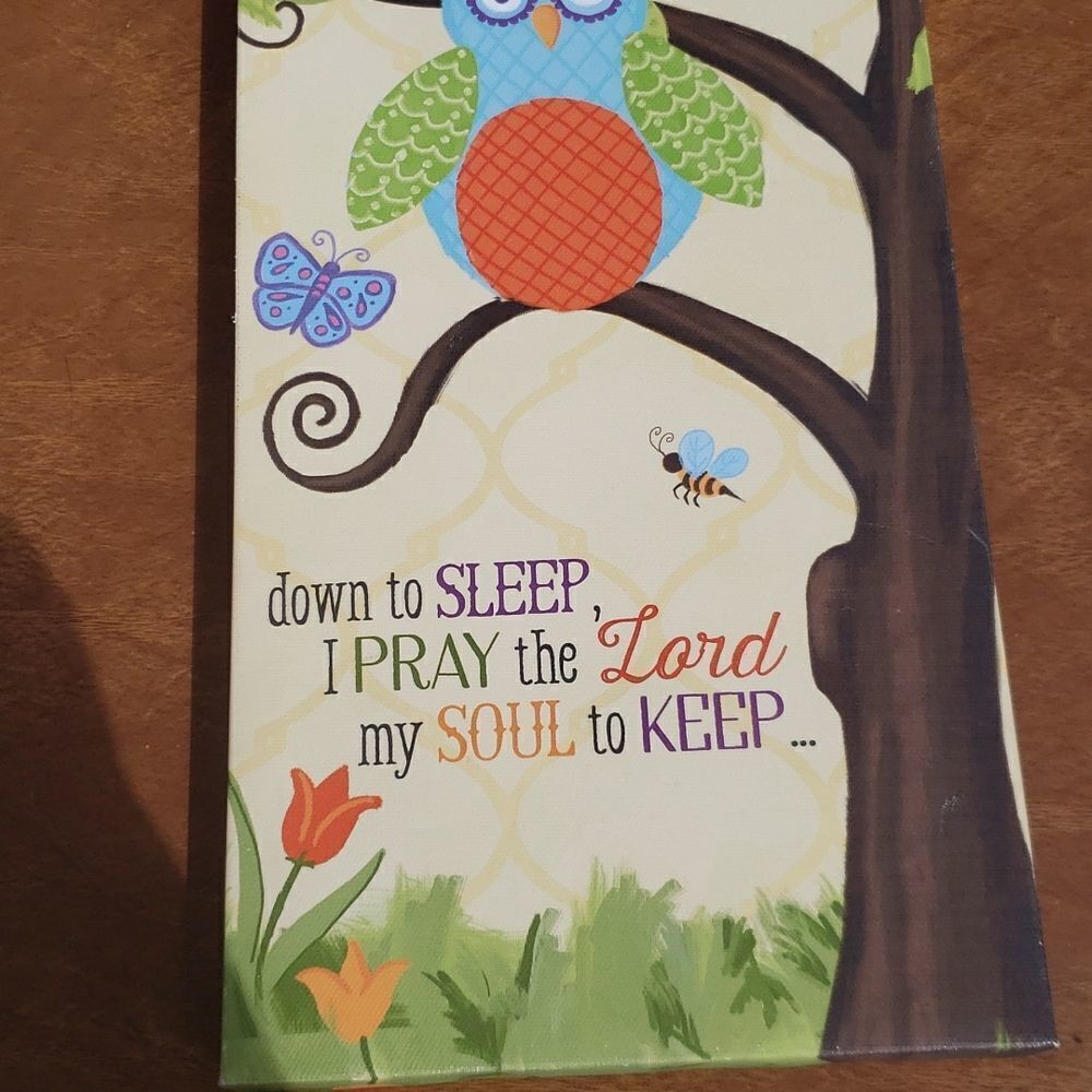 EUC Cute 3 Pc Owl Kids Room Pictures Wall Decor - Picture 5 of 7